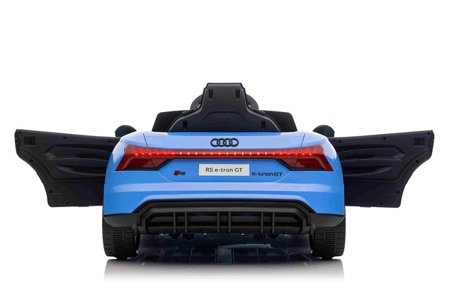 Electric Ride-on car Audi RS E-tron GT 12V, blue, wide single seat, 2.4 GHz remote control, USB / AU