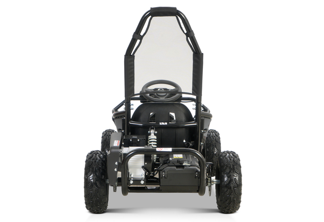 Go-kart électrique 1 000 W | Beneo Motors BUGGY RSX Electric | Noir | 48 V | 30 km/h