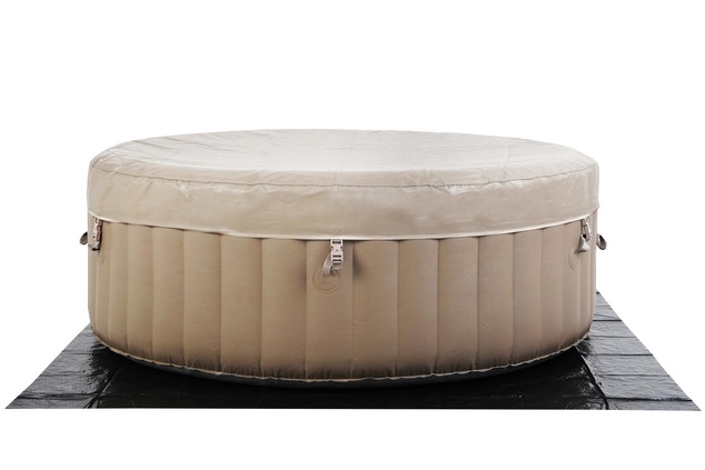 BeneoSpa NEW Portable Inflatable Bubble Spa, Hot Tube, Jacuzzi, Brown-White