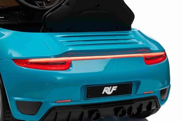 Electric Ride-on car RUF GT 12V, blue, Opening doors, 2.4 GHz remote control, LED lights front and r
