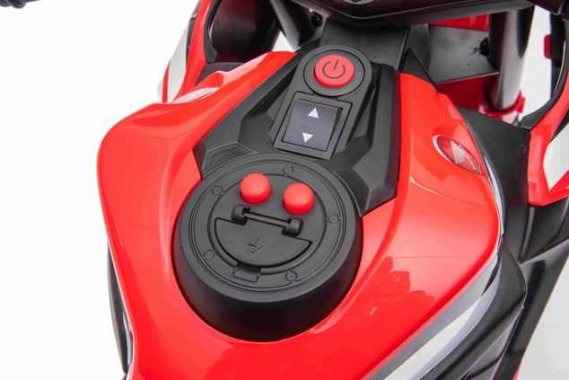 Electric Motorbike HONDA CBR 1000RR, Licensed, 12V battery, Leatherette seat, Plastic wheels, 30W En