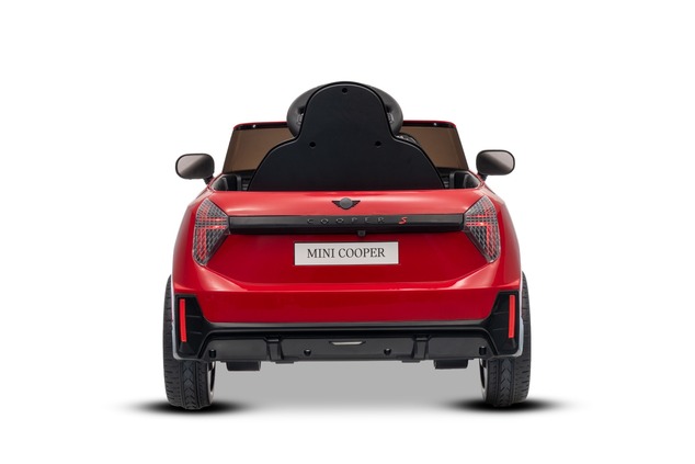 Electric Ride-on car Mini Cooper 12V, red, MP3 Player with USB and Bluetooth connection, 2.4 GHz rem