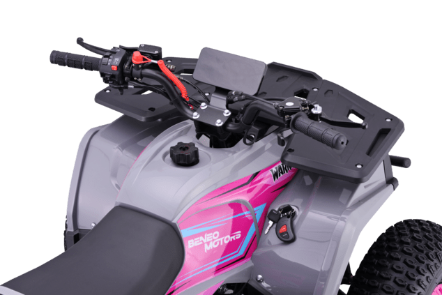 Kids Petrol Quad 125cc | Beneo Motors Warrior Pink | Ages 8+ | Reverse Gear &amp; Speed Limiter