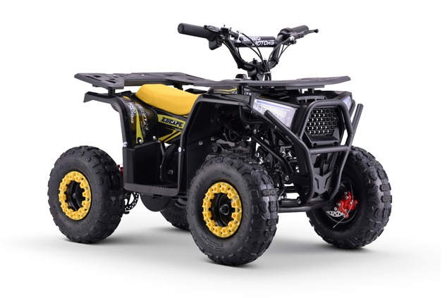 Mini quad électrique enfant 800 W | Beneo Motors Escape Jaune | À partir de 4 ans | Limiteur de vite