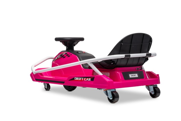 Drift kart elettrico 24V | Beneo Motors | Rosa | Motore brushless 300 W | Batteria al litio | Modali