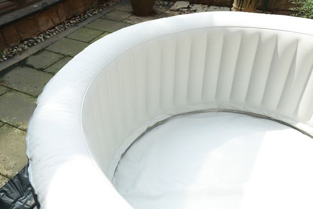 BeneoSpa spa gonfiabile portatile con bolle, jacuzzi, marrone e bianco