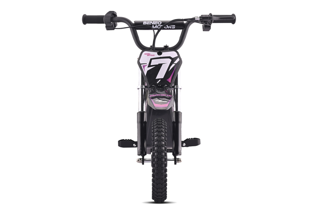 Pocket bike eléctrica para niños ROOKIE 24V (12"), batería de litio, motor brushless 250 W, freno de disco