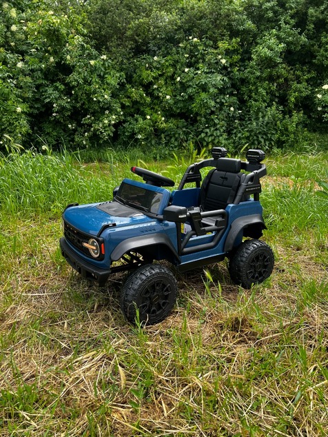 Electric Ride-On Car Ford Bronco with Rear-Wheel Drive, Licensed (Single-Seater), Blue, Lithium Batt