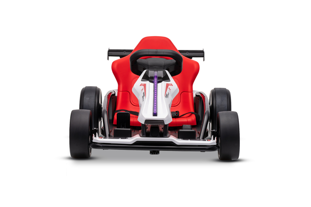 Drift kart elettrico per bambini 24 V | Beneo Motors Drift Car | Bianco | 2 × 200 W | Batteria al litio