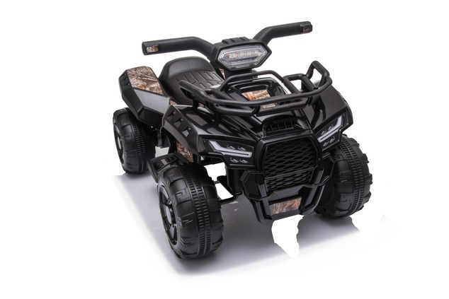 Electric QUAD MINI 6V, Black, MP3 player with USB / AUX input, 1 X 25W Engine, 6V / 4Ah battery, fun
