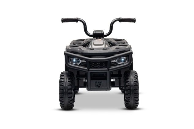 Licensed electric Ride-on quad Arctic Cat 12V with rear wheel drive, grey, LED lights, Lithium batte