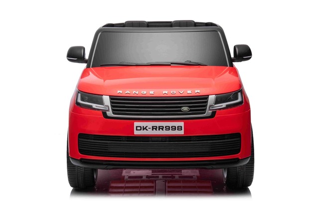 Electric Ride-on car Range Rover Model 2023, Two Seater, Red, Leatherette Seats, Radio with USB Inpu