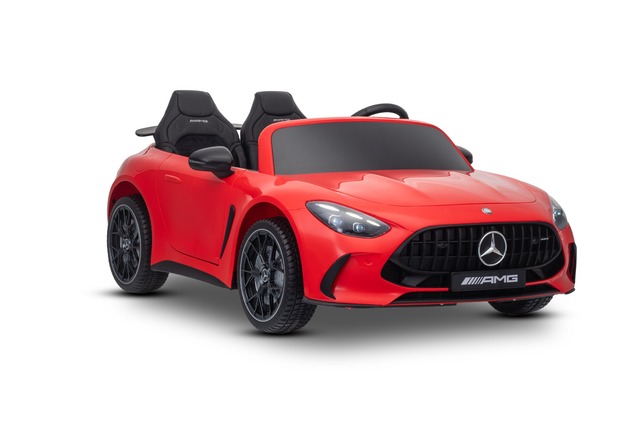 Electric Ride-on car Mercedes GT63 AMG 24V with 4x4 drive, red, Two-seater, Adjustable driver's seat
