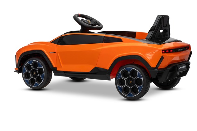 Electric Ride-on Car Lamborghini Lanzador 12V with rear-wheel drive, licensed (Single seater), orang