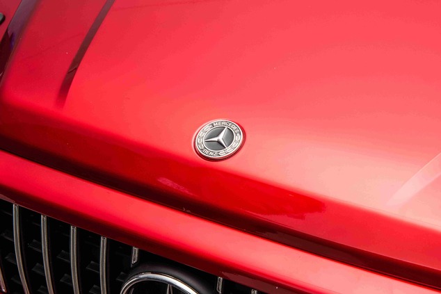Electric Ride-on car Mercedes-Benz G63 AMG 4x4² Two-seater 24V, Red painted, MP4 Player with USB/AUX