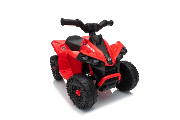 Licencovaná dětská elektrická mini čtyřkolka 25 W | Can-Am Renegade | Lithiový akumulátor 7,2 V | Červená