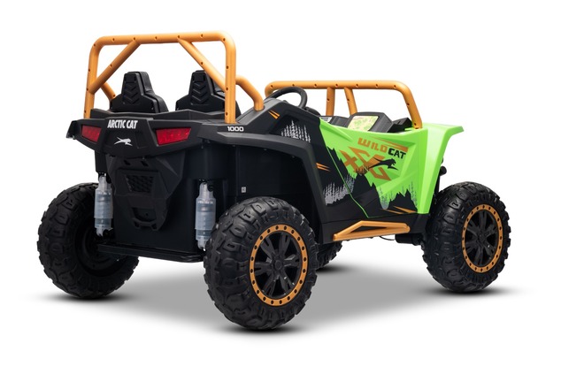 Electric Ride-on buggy Artic CAT XXL 4x4 24V, green, two-seater, Soft EVA wheels, Powerful engines, 