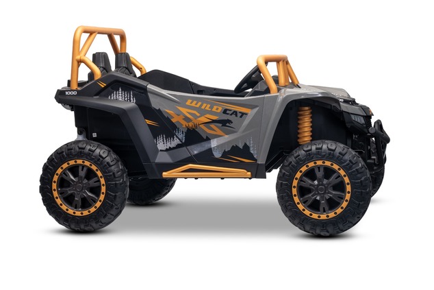 Electric Ride-on buggy Artic CAT XXL 4x4 24V, gray, two-seater, Soft EVA wheels, Powerful engines, L