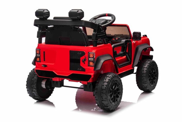 Electric Ride-On Car Ford Bronco with Rear-Wheel Drive, Licensed (Single-Seater), Red, Lithium Batte