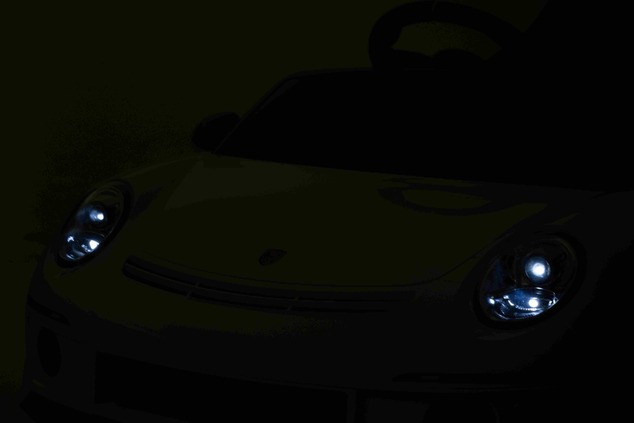 Electric Ride-on car RUF GT 12V, white, Opening doors, 2.4 GHz remote control, LED lights front and 