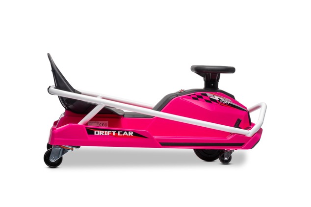Drift kart elettrico 24V | Beneo Motors | Rosa | Motore brushless 300 W | Batteria al litio | Modali