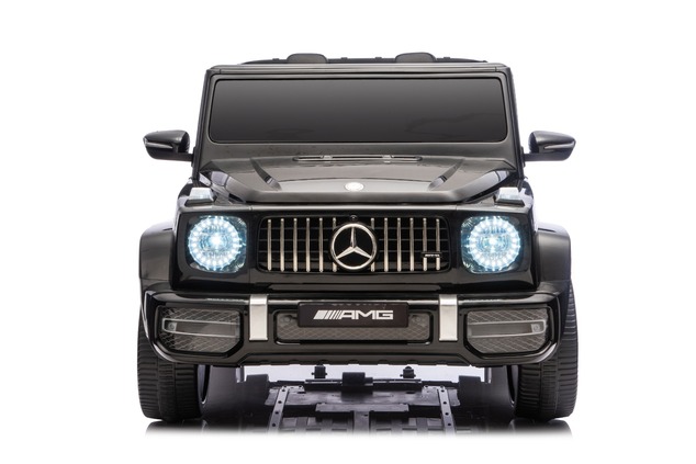 Electric Ride-on car Mercedes-Benz G63 AMG 4x4 Two-seater 24V, black, MP3 Player with USB/AUX and Bl
