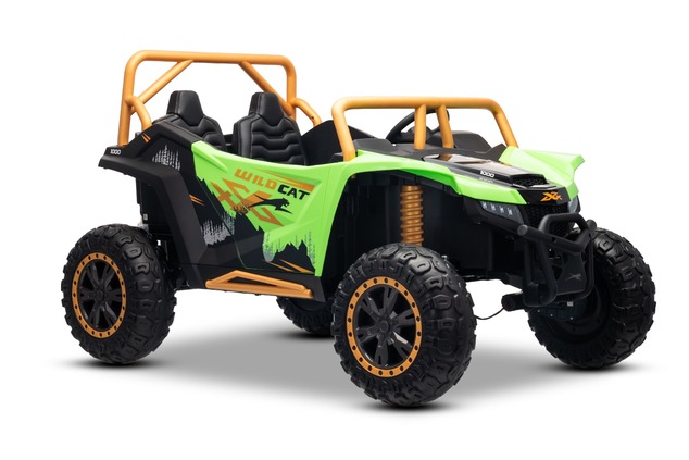 Electric Ride-on buggy Artic CAT XXL 4x4 24V, green, two-seater, Soft EVA wheels, Powerful engines, 