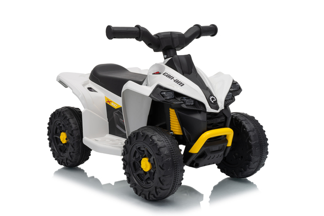 Licencovaná dětská elektrická mini čtyřkolka 25 W | Can-Am Renegade | Lithiový akumulátor 7,2 V | Bílá