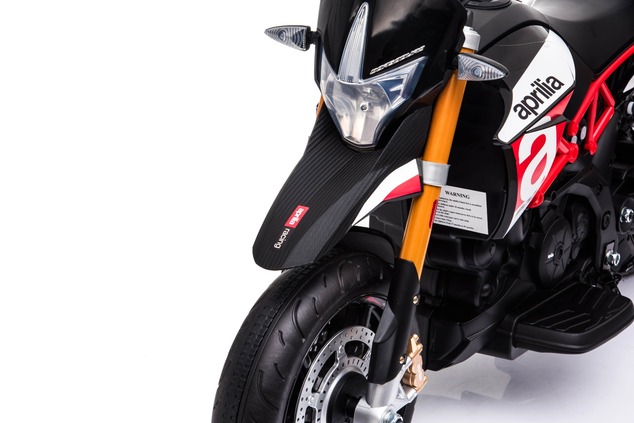 Electric Motorbike APRILIA DORSODURO 900, Licensed, 12V battery, EVA soft wheels, 2 x 18W Engines, S