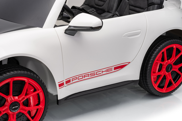 Porsche 911 GT3 RS macchina elettrica per bambini 24V 4x4 | con licenza | Beneo Motors | 2 posti | Batteria al litio | Sedili in similpelle ROSSI | Ruote EVA