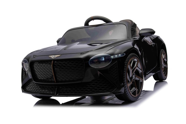 Electric Ride-on car Bentley Bacalar 12V, black, Doors opening upwards, 2.4 GHz remote control, LED 