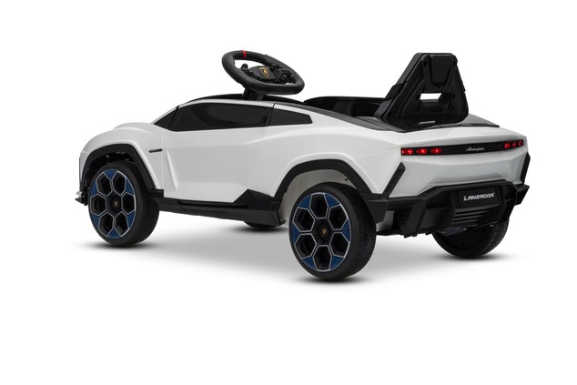Electric Ride-on Car Lamborghini Lanzador 12V with rear-wheel drive, licensed (Single seater), white