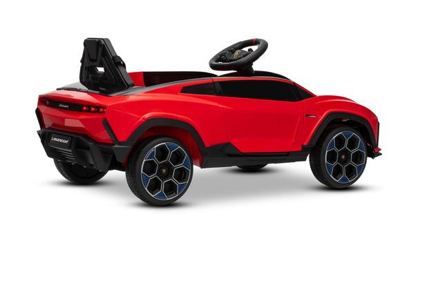 Electric Ride-on Car Lamborghini Lanzador 12V with rear-wheel drive, licensed (Single seater), red, 