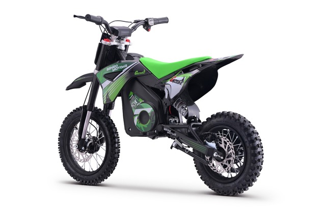 Elektro Dirtbike für Kinder 1000 W | Beneo Motors Gazelle Grün | geeignet für 6–10 Jahre | Geschwind