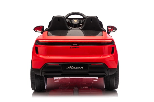 Electric Ride-on car Porsche Macan 12V Licensed with rear-wheel drive (Single seat), red, Lithium ba