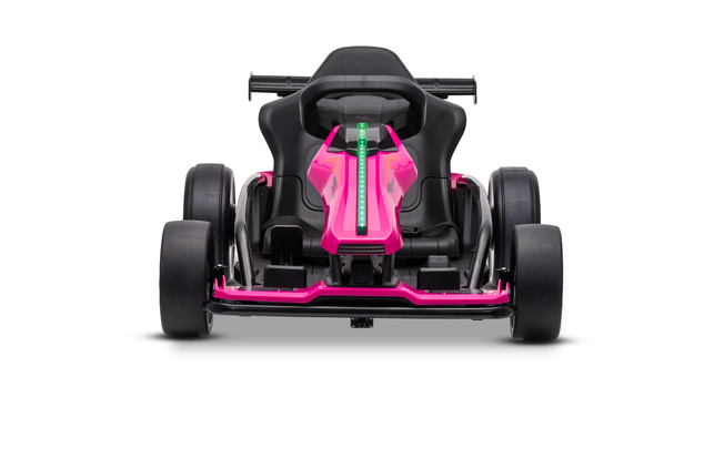 Drift kart elettrico per bambini 24 V | Beneo Motors Drift Car | Rosa | 2 × 200 W | Batteria al litio