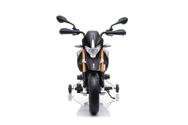 Electric Motorbike APRILIA DORSODURO 900, Licensed, 12V battery, EVA soft wheels, 2 x 18W Engines, S