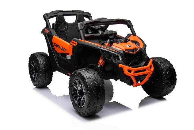 Electric Ride-on car Can-am Maverick One-seater with 4X4 drive, Orange, Independent suspension, 2.4