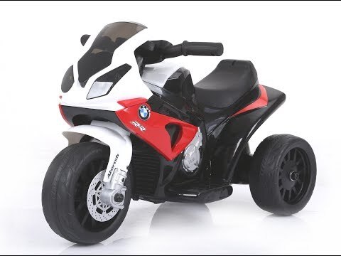 BMW S 1000 RR Elektromotorrad für Kinder, batteriebetrieben, 3 Räder, lizenziert, 1 Motor, 6 V