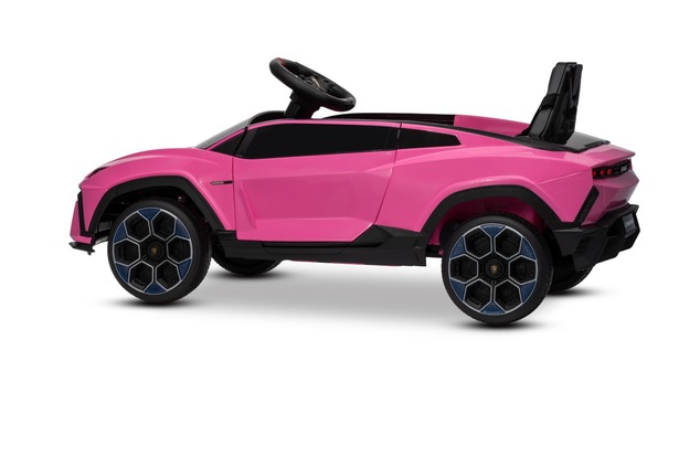 Electric Ride-on Car Lamborghini Lanzador 12V with rear-wheel drive, licensed (Single seater), pink,