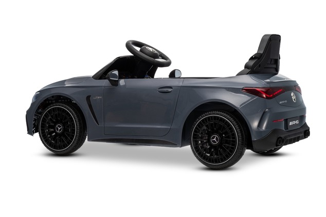 Electric Ride-on car Mercedes CLE 12V with rear-wheel drive, grey, Single seater, Lithium battery, L