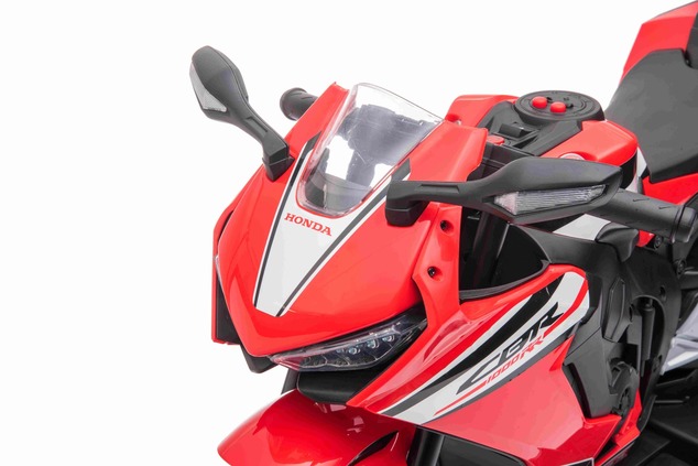 Electric Motorbike HONDA CBR 1000RR, Licensed, 12V battery, Leatherette seat, Plastic wheels, 30W En