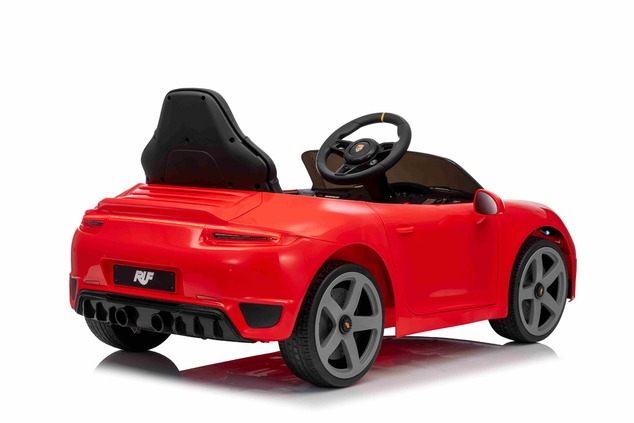 Electric Ride-on car RUF GT 12V, red, Opening doors, 2.4 GHz remote control, LED lights front and re