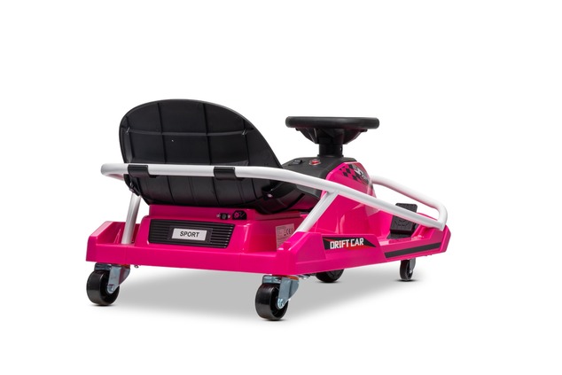Drift kart elettrico 24V | Beneo Motors | Rosa | Motore brushless 300 W | Batteria al litio | Modali