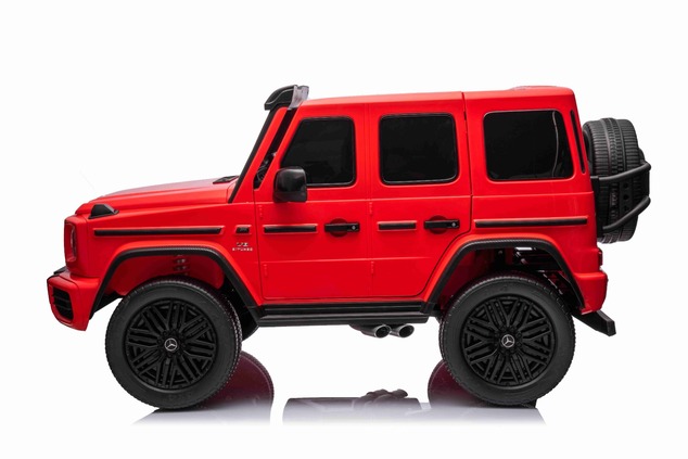 Electric Ride-on car Mercedes-Benz G63 AMG 4x4² Two-seater 12V, red, MP3 Player with USB/AUX input,
