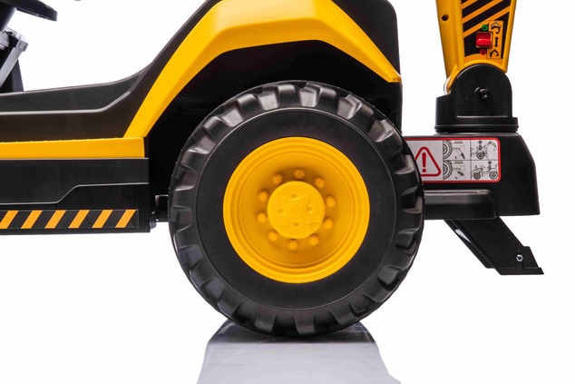 Licensed Caterpillar Electric Excavator with Slope and Excavation Bucket, Single Seater, Yellow, USB