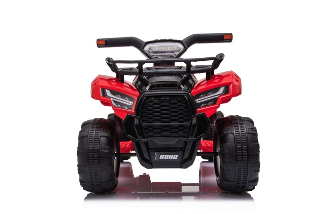 Electric QUAD MINI 6V, Red, MP3 player with USB / AUX input, 1 X 25W Engine, 6V / 4Ah battery, funct