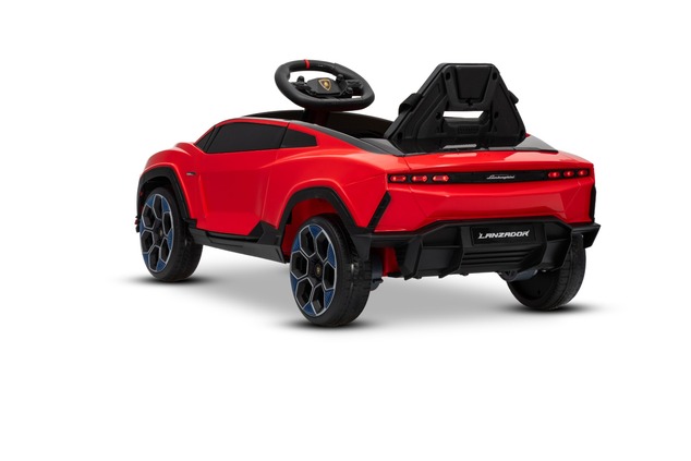 Electric Ride-on Car Lamborghini Lanzador 12V with rear-wheel drive, licensed (Single seater), red, 