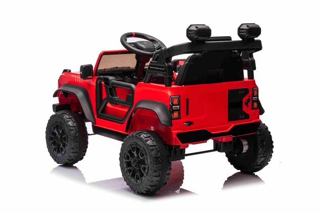 Electric Ride-On Car Ford Bronco with Rear-Wheel Drive, Licensed (Single-Seater), Red, Lithium Batte