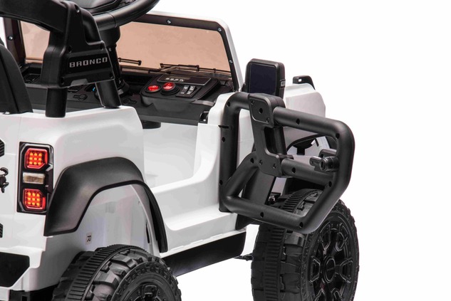 Electric Ride-On Car Ford Bronco with Rear-Wheel Drive, Licensed (Single-Seater), White, Lithium Bat